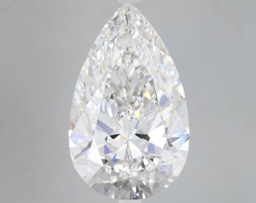 12.62ct F VS1 Rare Carat Ideal Cut Pear Lab Grown Diamond