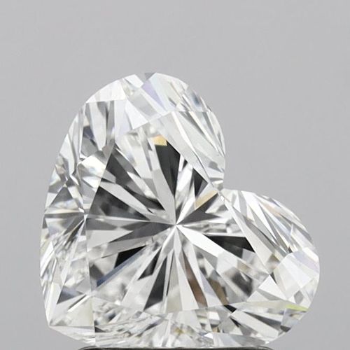 2.08ct F VS1 Good Cut Heart Lab Grown Diamond