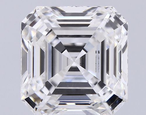 7.02ct F VS1 Rare Carat Ideal Cut Asscher Lab Grown Diamond