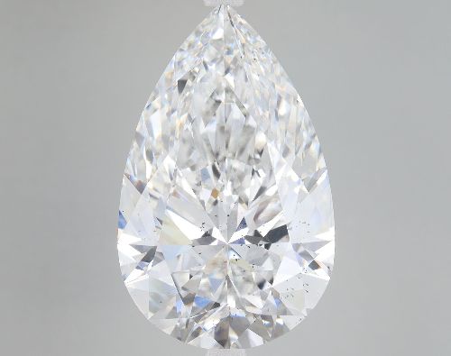 13.53ct E SI1 Rare Carat Ideal Cut Pear Lab Grown Diamond