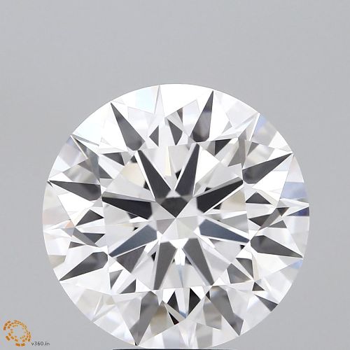 5.66ct E VVS1 Rare Carat Ideal Cut Round Lab Grown Diamond