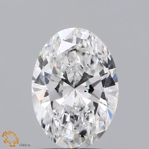 0.60ct E VS1 Very Good Cut Oval Lab Grown Diamond