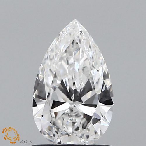 0.87ct E VS1 Very Good Cut Pear Lab Grown Diamond