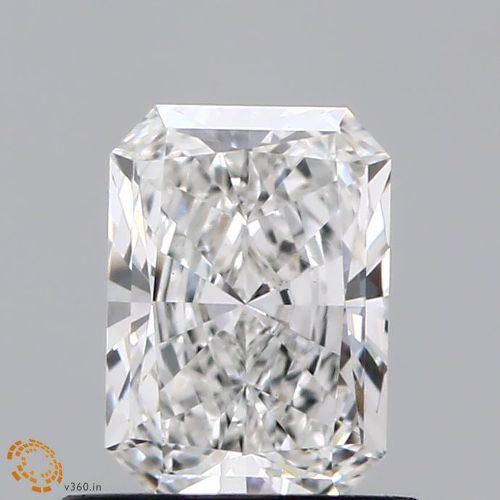 0.79ct F VS1 Rare Carat Ideal Cut Radiant Lab Grown Diamond