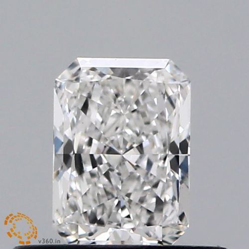 0.41ct E VS1 Rare Carat Ideal Cut Radiant Lab Grown Diamond