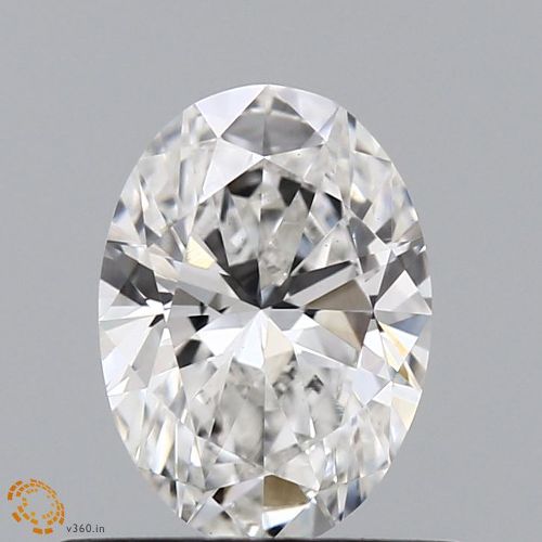 0.61ct E VS1 Rare Carat Ideal Cut Oval Lab Grown Diamond