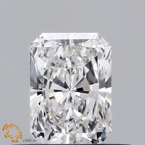 0.44ct E VVS2 Rare Carat Ideal Cut Radiant Lab Grown Diamond