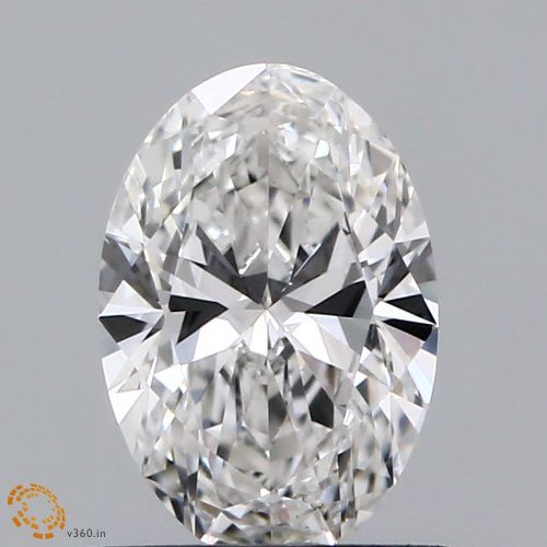 0.82ct F VS1 Rare Carat Ideal Cut Oval Lab Grown Diamond