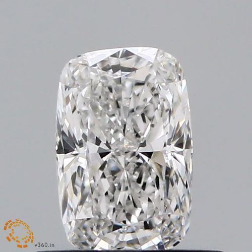 0.57ct F VVS2 Rare Carat Ideal Cut Cushion Lab Grown Diamond