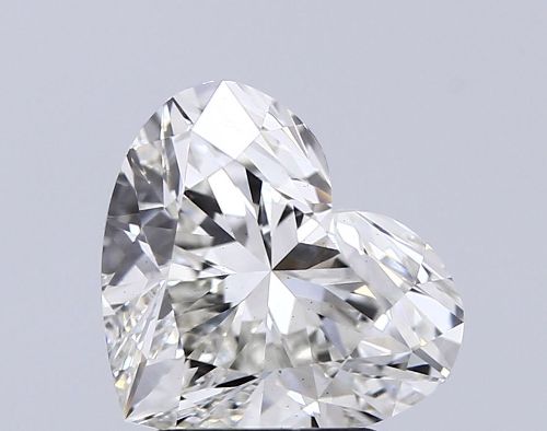 2.53ct H VS2 Rare Carat Ideal Cut Heart Lab Grown Diamond