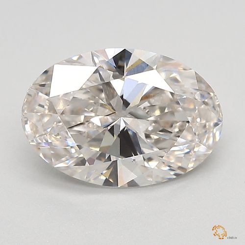 1.45ct H VS2 Rare Carat Ideal Cut Oval Lab Grown Diamond