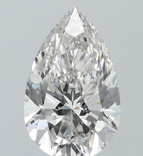 2.04ct H VS2 Rare Carat Ideal Cut Pear Lab Grown Diamond