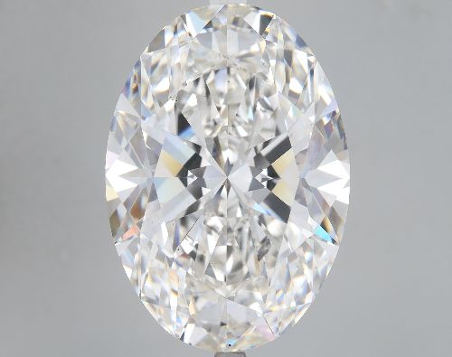 22.05ct F VS2 Rare Carat Ideal Cut Oval Lab Grown Diamond