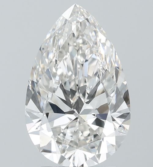 2.88ct G VS1 Rare Carat Ideal Cut Pear Lab Grown Diamond