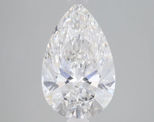 3.00ct F SI2 Rare Carat Ideal Cut Pear Lab Grown Diamond