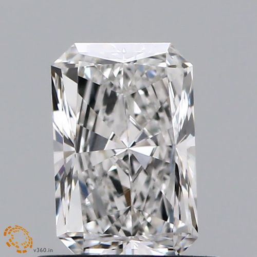 0.83ct F VVS2 Very Good Cut Radiant Lab Grown Diamond