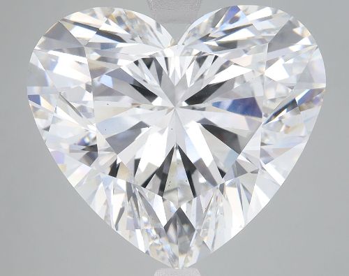 12.41ct E VS2 Rare Carat Ideal Cut Heart Lab Grown Diamond