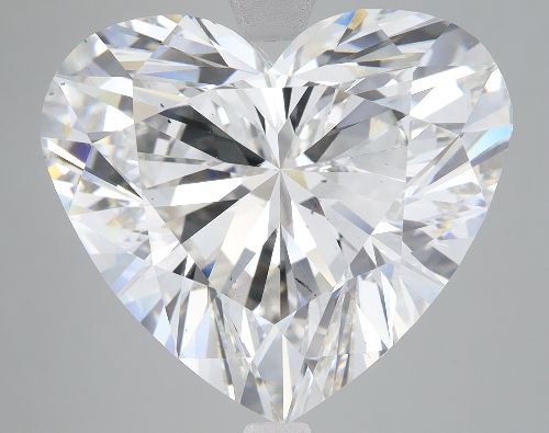 14.39ct F VS2 Rare Carat Ideal Cut Heart Lab Grown Diamond