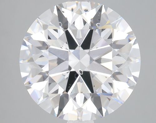 4.59ct F SI1 Rare Carat Ideal Cut Round Lab Grown Diamond