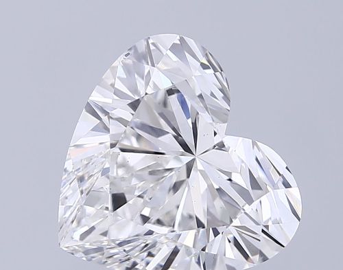 5.08ct G VS2 Rare Carat Ideal Cut Heart Lab Grown Diamond