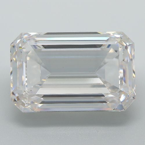 25.95ct F VS1 Rare Carat Ideal Cut Emerald Lab Grown Diamond