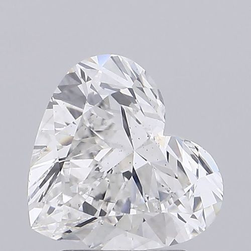 2.38ct F VS2 Rare Carat Ideal Cut Heart Lab Grown Diamond