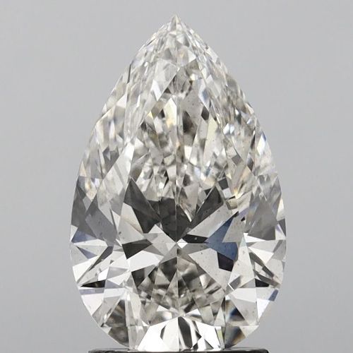 2.22ct H VS2 Rare Carat Ideal Cut Pear Lab Grown Diamond