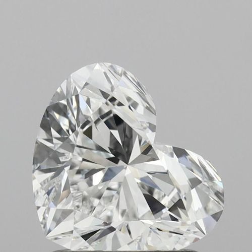 1.38ct E VS1 Rare Carat Ideal Cut Heart Lab Grown Diamond