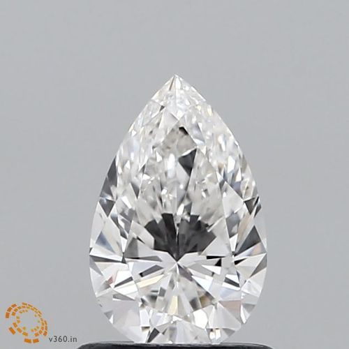 0.75ct F VVS2 Rare Carat Ideal Cut Pear Lab Grown Diamond