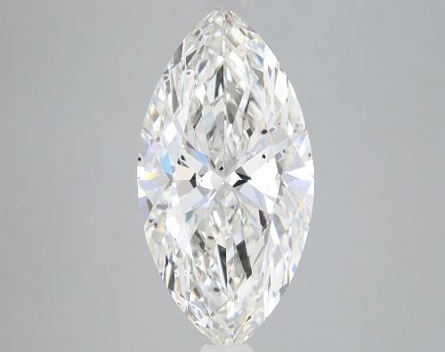 3.75ct H SI1 Rare Carat Ideal Cut Marquise Lab Grown Diamond