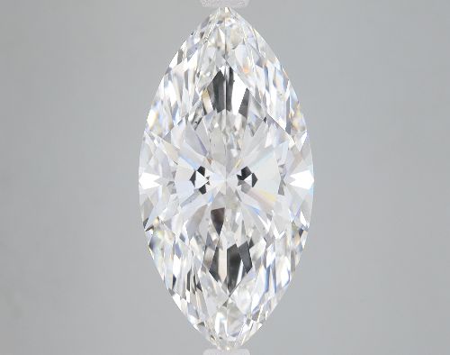 5.34ct F VS2 Rare Carat Ideal Cut Marquise Lab Grown Diamond