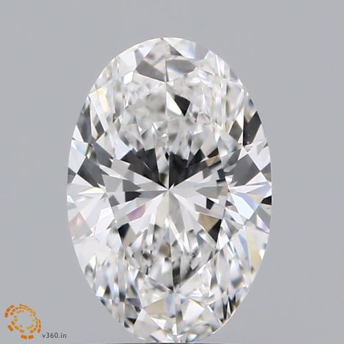 0.84ct E VS1 Very Good Cut Oval Lab Grown Diamond