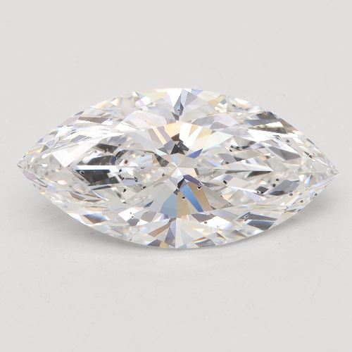 2.52ct F SI2 Rare Carat Ideal Cut Marquise Lab Grown Diamond