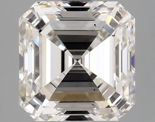 3.08ct H VS2 Rare Carat Ideal Cut Asscher Lab Grown Diamond