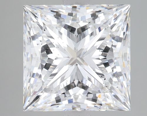 5.38ct E SI1 Rare Carat Ideal Cut Princess Lab Grown Diamond