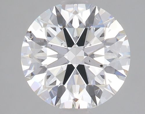 2.01ct F SI1 Rare Carat Ideal Cut Round Lab Grown Diamond