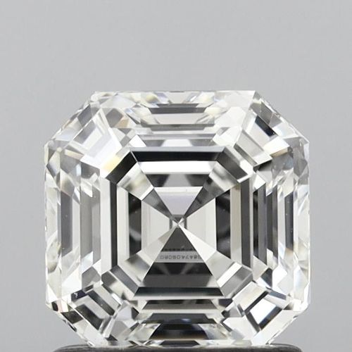 1.27ct F VS1 Rare Carat Ideal Cut Asscher Lab Grown Diamond