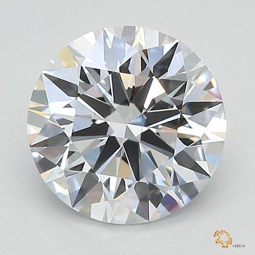 1.38ct F VVS1 Rare Carat Ideal Cut Round Lab Grown Diamond