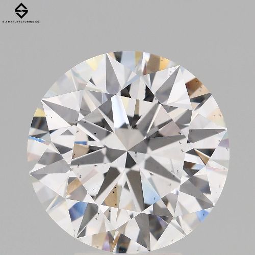 5.28ct F SI1 Rare Carat Ideal Cut Round Lab Grown Diamond