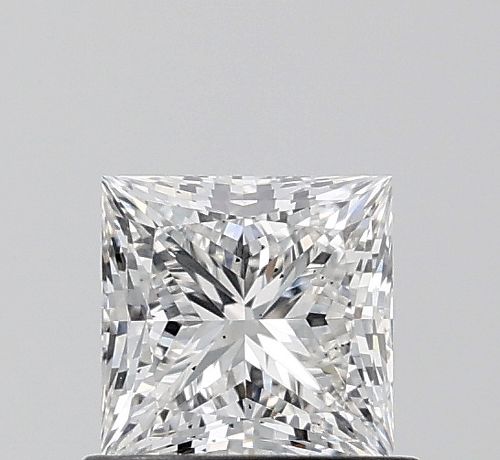 0.83ct E VS2 Rare Carat Ideal Cut Princess Lab Grown Diamond