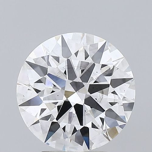 3.08ct E SI1 Rare Carat Ideal Cut Round Lab Grown Diamond