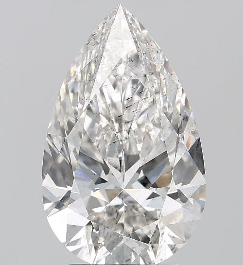 3.58ct F SI2 Rare Carat Ideal Cut Pear Lab Grown Diamond