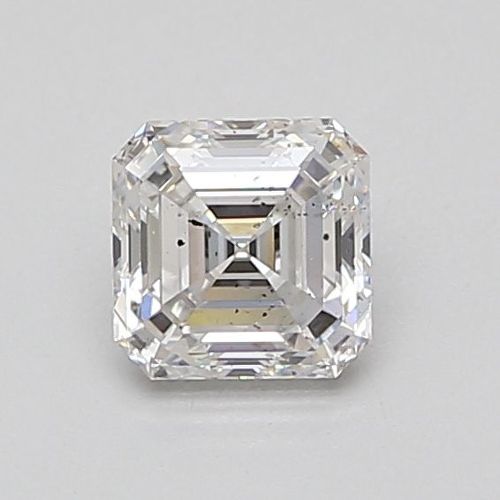 0.90ct F SI2 Rare Carat Ideal Cut Asscher Lab Grown Diamond