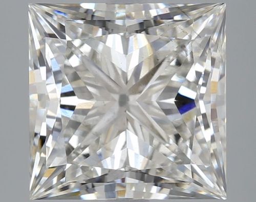 5.10ct H VS2 Rare Carat Ideal Cut Princess Lab Grown Diamond