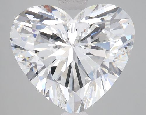 4.01ct F SI1 Rare Carat Ideal Cut Heart Lab Grown Diamond