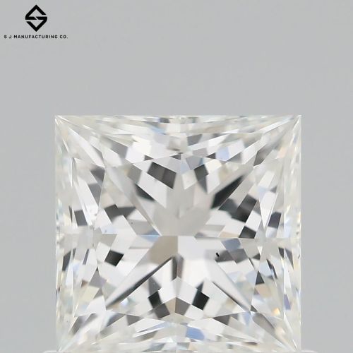 0.81ct F VS1 Rare Carat Ideal Cut Princess Lab Grown Diamond