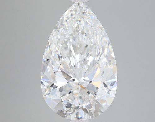 6.11ct E SI2 Rare Carat Ideal Cut Pear Lab Grown Diamond