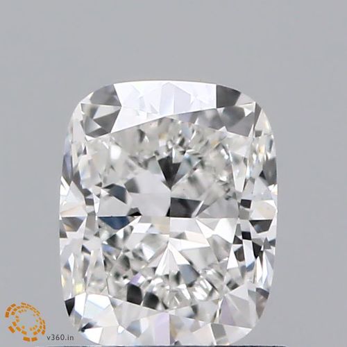 0.82ct F VVS2 Very Good Cut Cushion Lab Grown Diamond