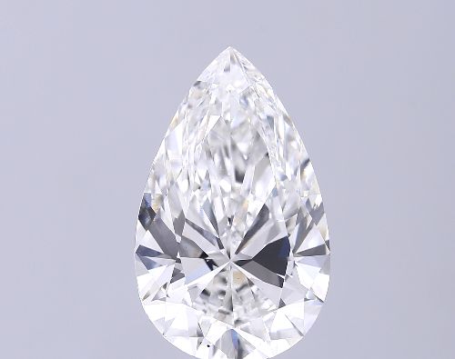 8.03ct F VS2 Rare Carat Ideal Cut Pear Lab Grown Diamond