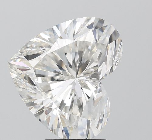 5.04ct G VS2 Rare Carat Ideal Cut Heart Lab Grown Diamond